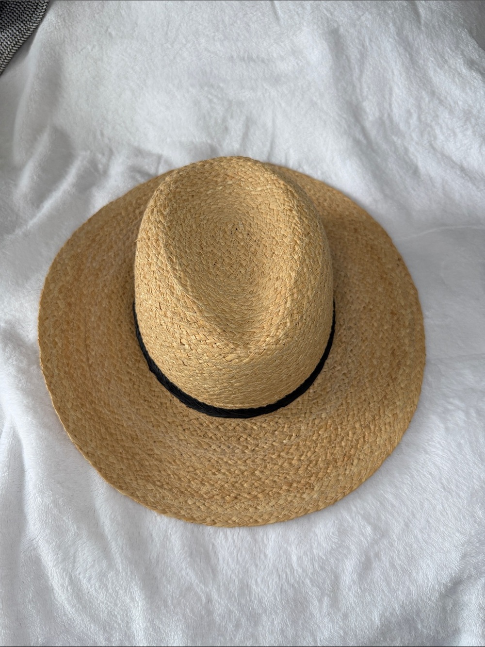 Babaton Natural Straw Hat with Black Band
